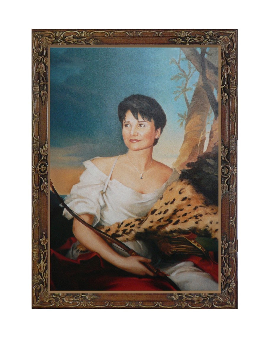 Картина "В образе Дианы"