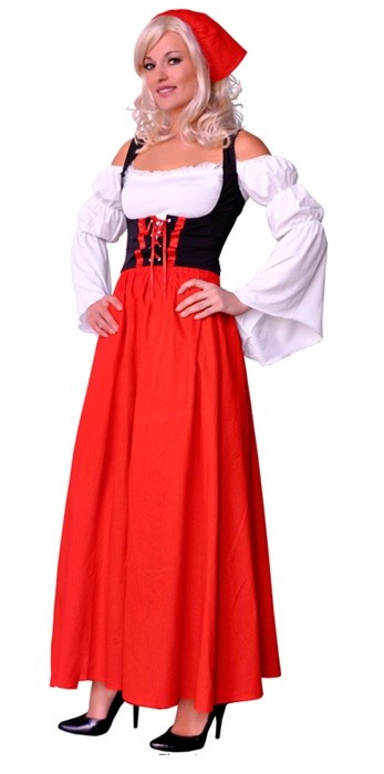 Платье Баварочки длинное
